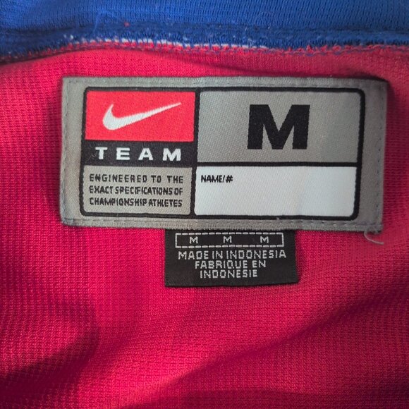 Olympic Team Nike M Medium Russia Ice Hockey Jersey Red Blue Embroidery National - Picture 3 of 15